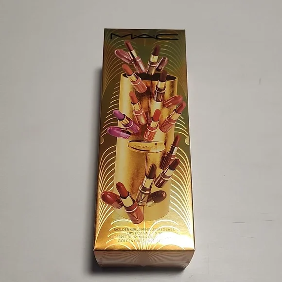 MAC Golden Girls Mini Lustreglass Lipstick Vault x12 - Picture 8 of 9